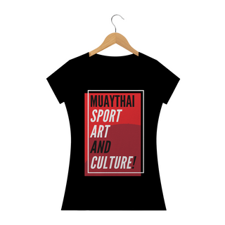 BB Long Feminina Muaythai Sport Art Culture Cores