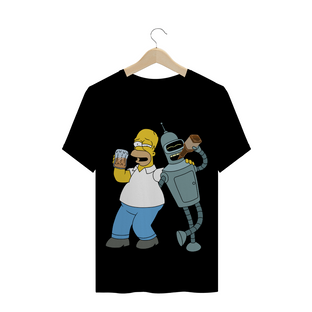 Nome do produtoT-SHIRT QUALITY HOMER & BENDER