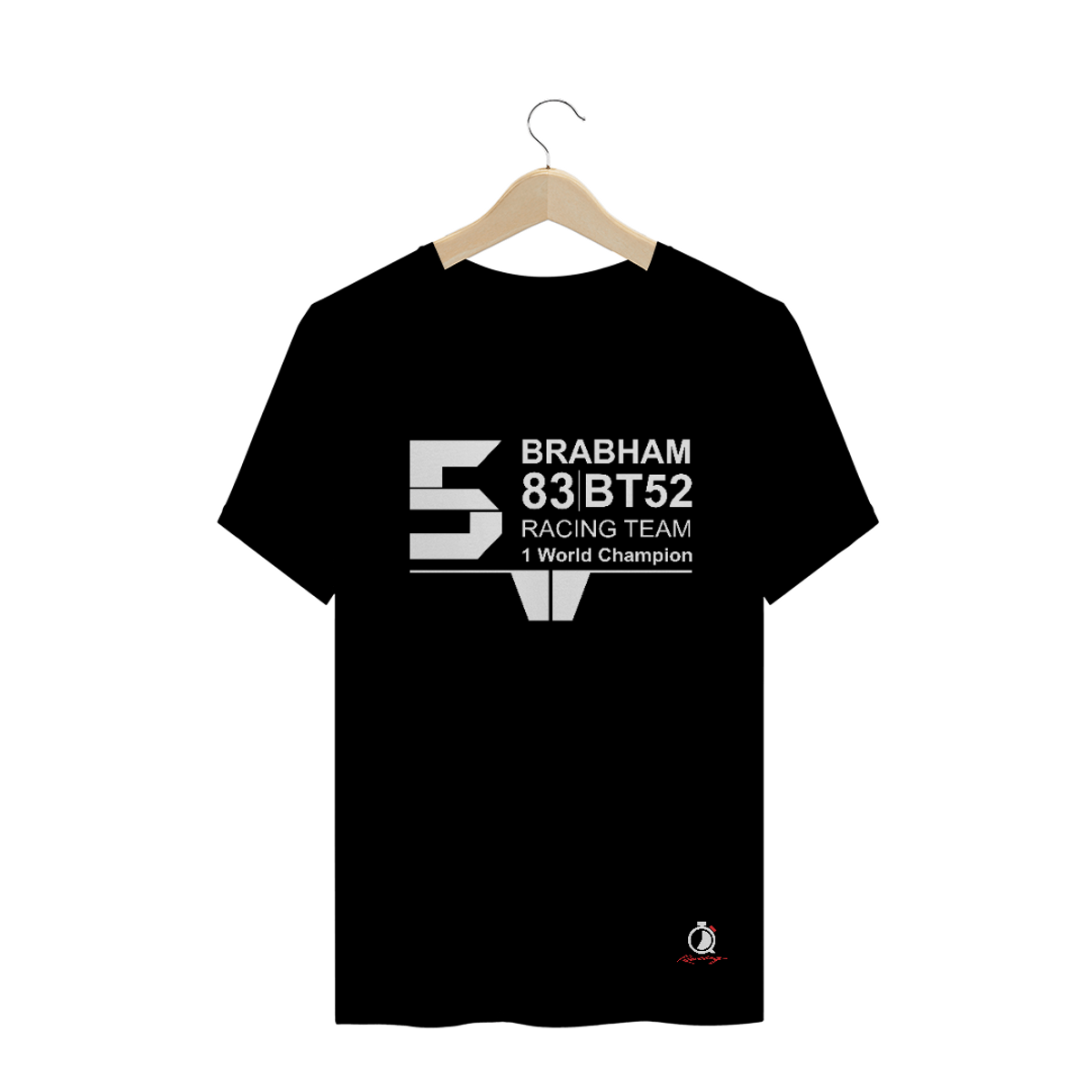 Nome do produto: T-Shirt Quality Quick Racing | Brabham BT52 - 1983