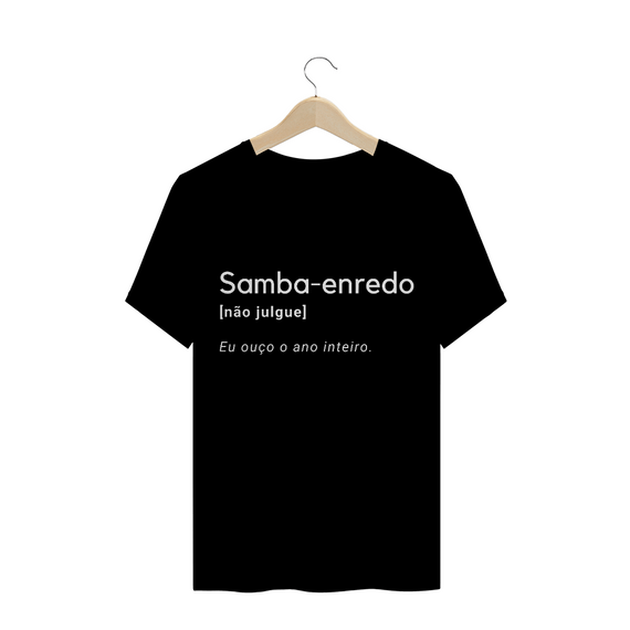 Camiseta Preta Samba-enredo