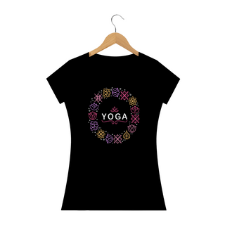 CAMISETA BABYLOOK YOGA MANDALA