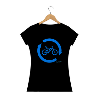 Nome do produtoCamiseta Baby Long (Basic) Bike Blue 