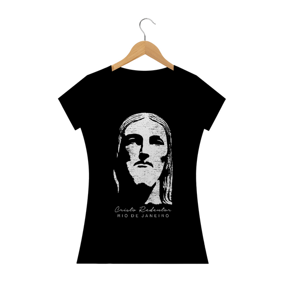 Camiseta Feminina Cristo Redentor rosto 6