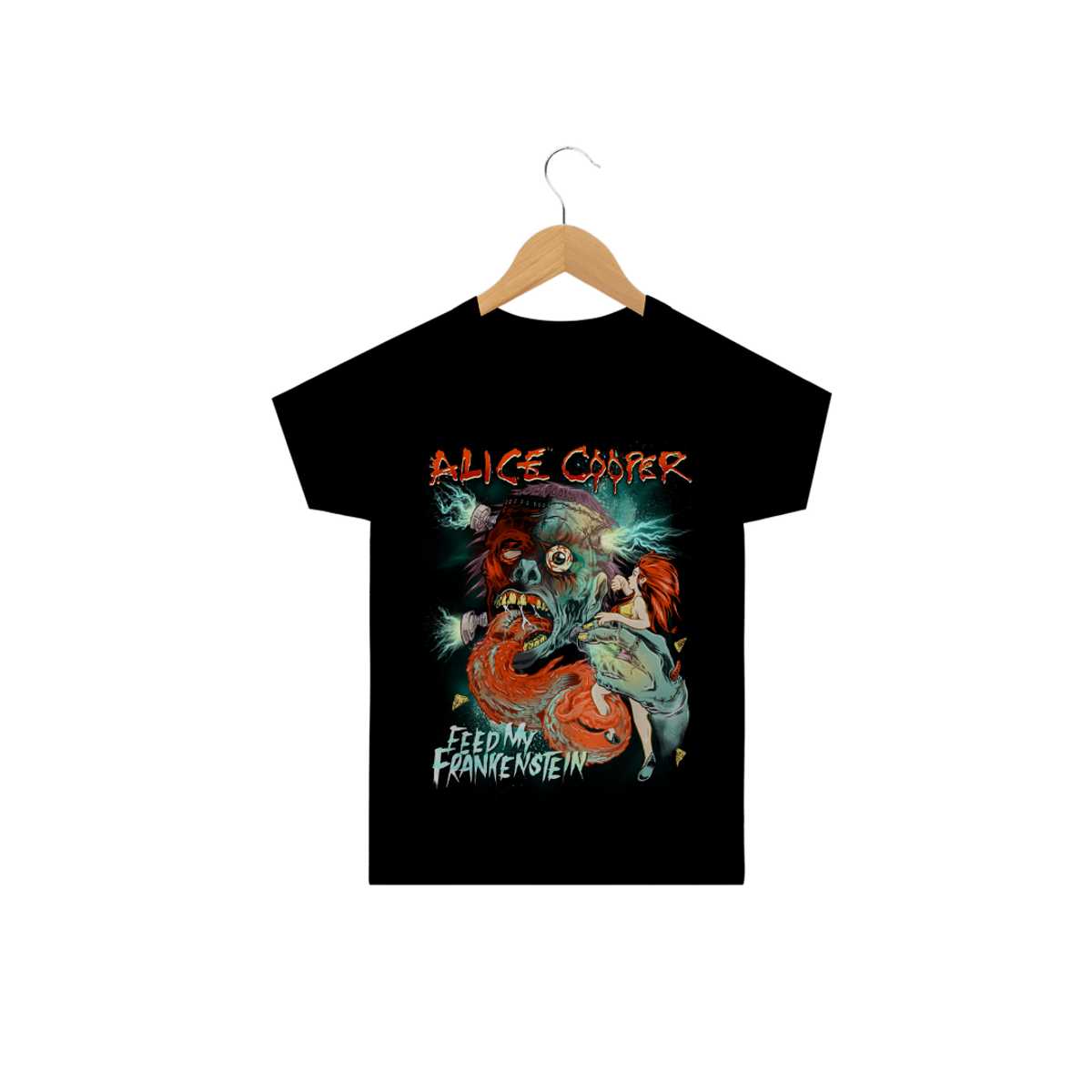 Nome do produtoCamiseta Infantil Alice Cooper