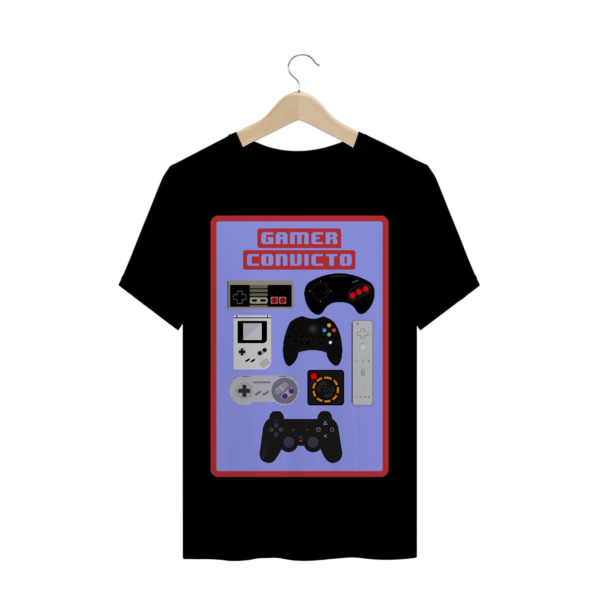 Nome do produto: Camiseta Gamer Convicto - Games