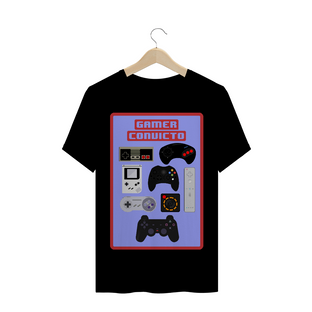 Nome do produtoCamiseta Gamer Convicto - Games