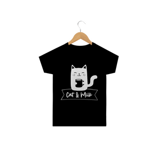Camiseta Infantil | Cat and Milk