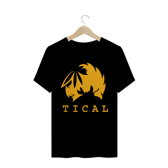 Camiseta de Malha Quality Wu Tang Clan Logo Amarelo Tradicional Tical 