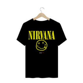 T-Shirt Quality Nirvana Preta