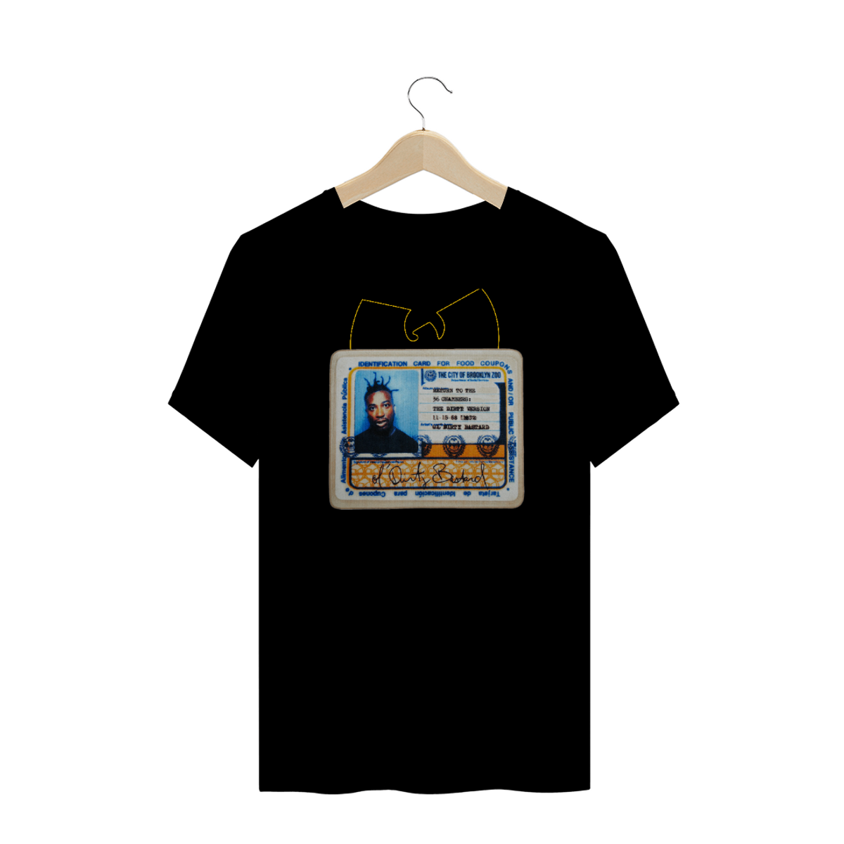 Nome do produto: Camiseta de Malha Wu Tang Clan Hip Hop PLUS SIZE ODB ID