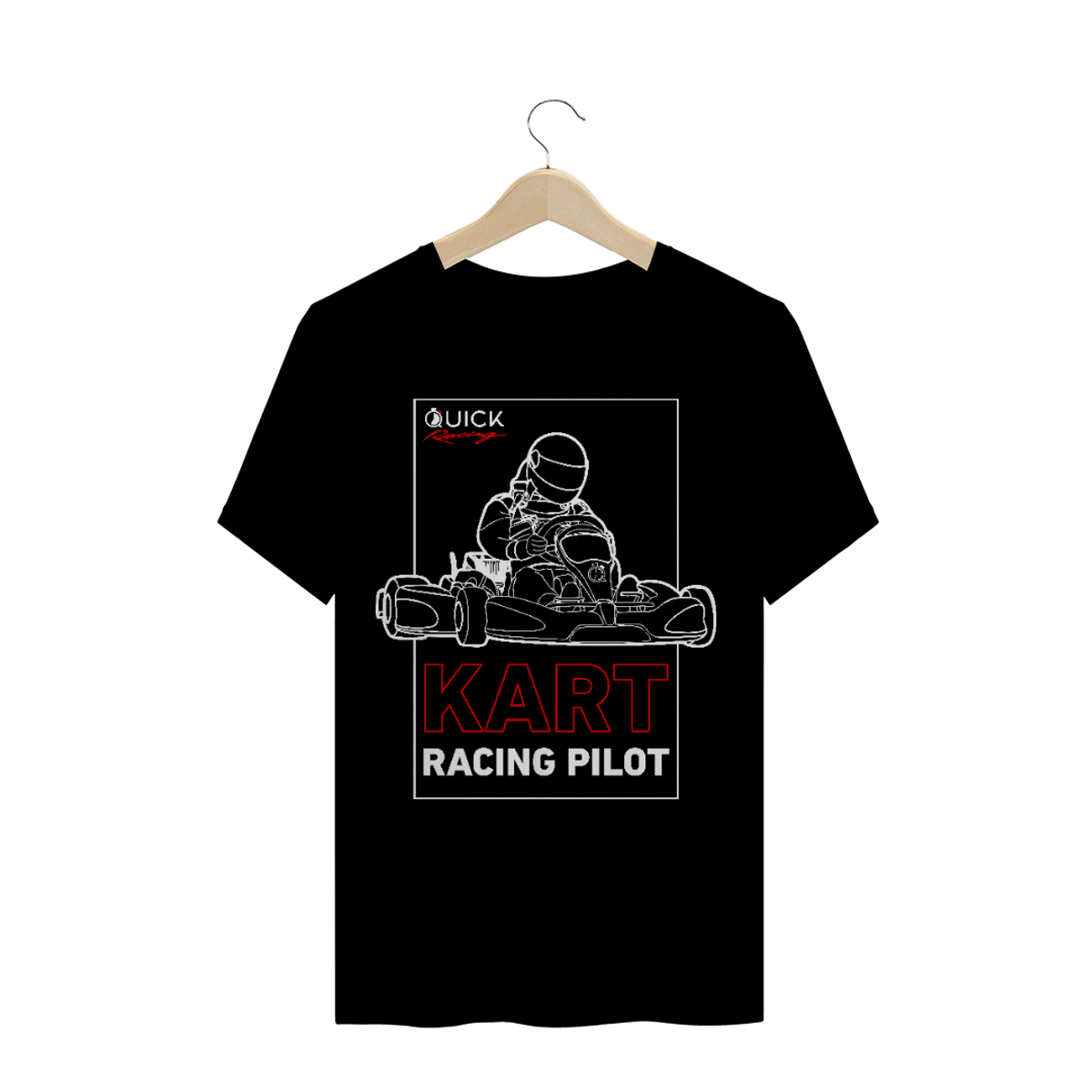 Nome do produto: T- Shirt Prime Quick Racing | Kart Racing Pilot