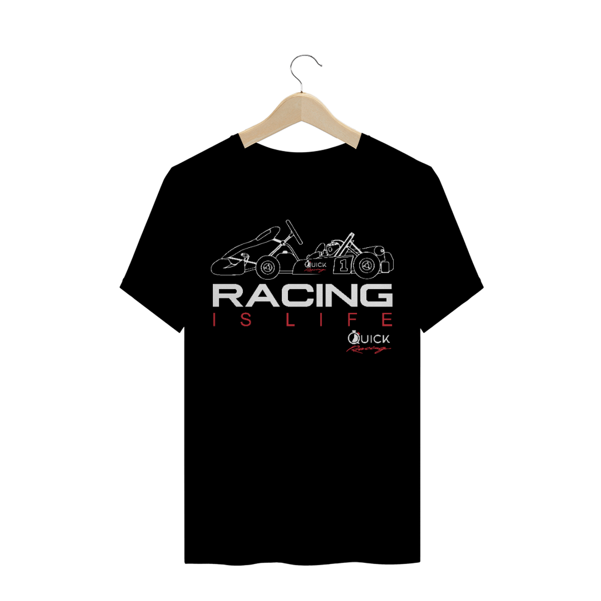 Nome do produto: T-Shirt Quick Racing Prime | Kart Racing is Life