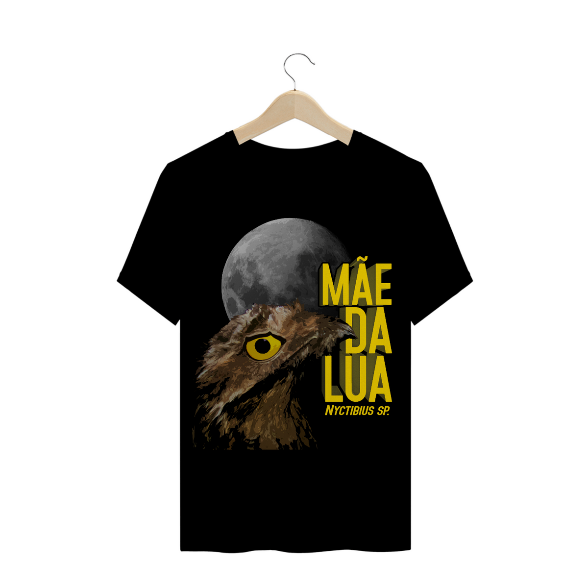 Nome do produto: Camiseta Mãe-da-lua (Urutau)