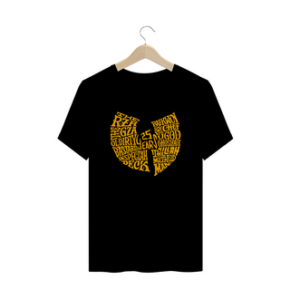 Camiseta de Malha Prime Wu Tang Clan 25 Anos Logo Amarelo