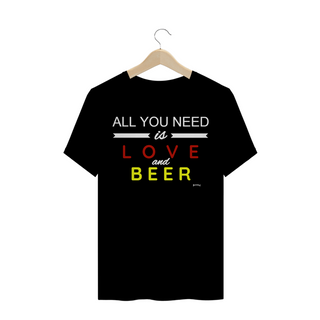 Camiseta Unissex Love and Beer Tshirt Quality