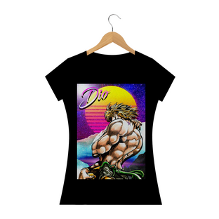 Nome do produtoCamiseta Dio JoJo Futurista Preta e Branca