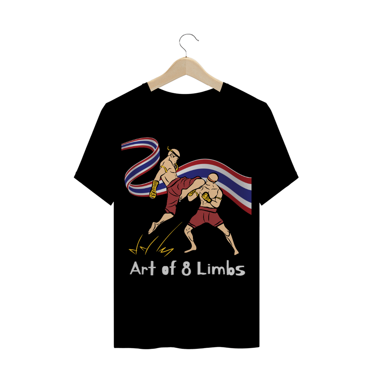 Nome do produto: Camiseta Masc. Art of 8 Limbs Muaythai [cores]