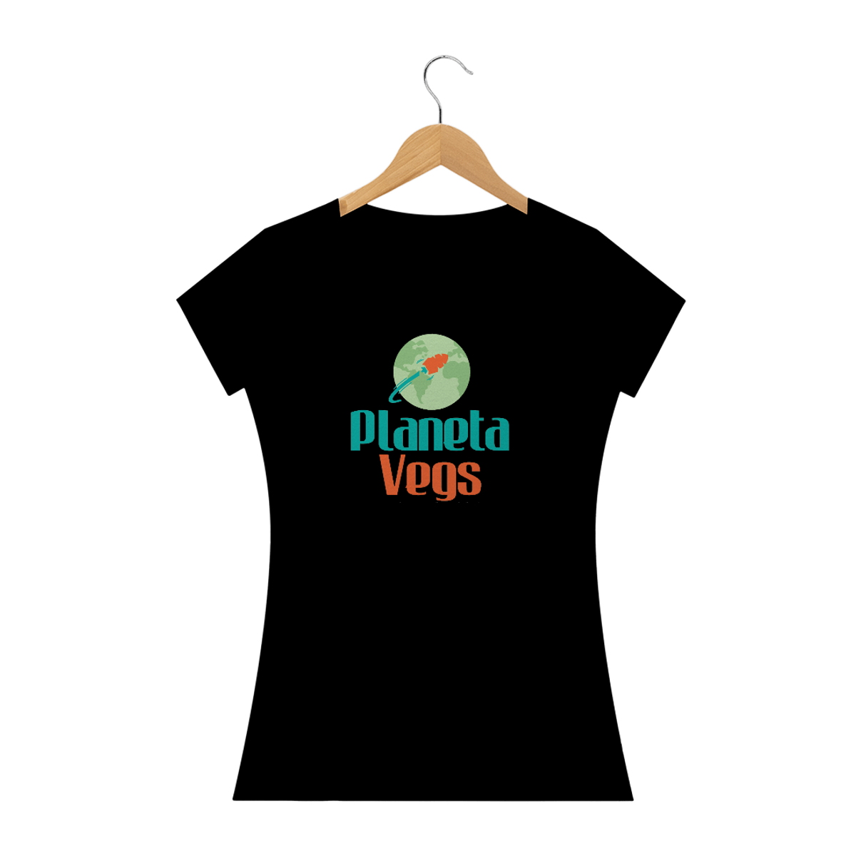 Nome do produto: Planeta Vegs sem Slogan - Para camiseta escura