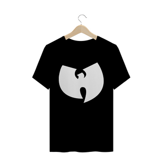 Camiseta de Malha Quality Wu Tang Clan Logo Tradicional Branco
