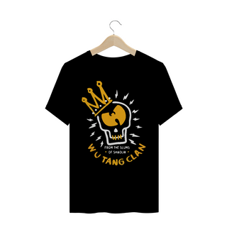 Nome do produtoT-Shirt Camiseta de Malha Quality WUTANG Slum Shaolin Skull White