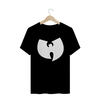 Camiseta de Malha Wu Tang Clan Hip Hop PLUS SIZE Logo Tradicional Branco