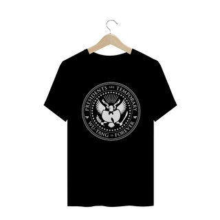 Camiseta de Malha Wu Tang Clan Hip Hop PLUS SIZE Presidents Are Temporary