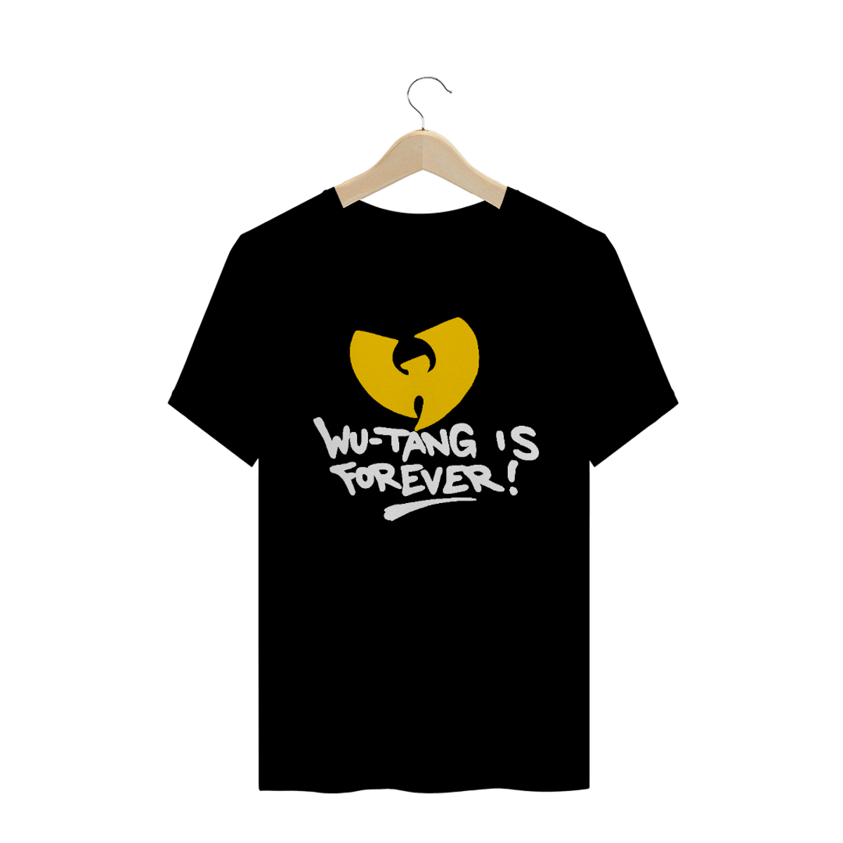Nome do produto: Camiseta de Malha Wu Tang Clan Hip Hop PLUS SIZE Wu Tang Is Forever