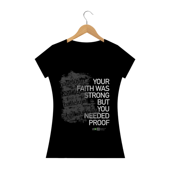 Camiseta Ep 535 - Hallelujah Feminina