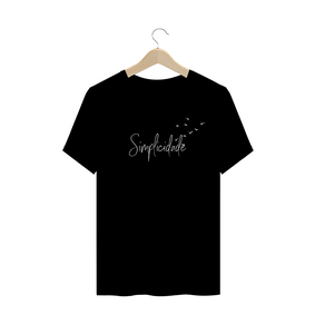 Camiseta Simplicidade (Série palavras - fonte branca)