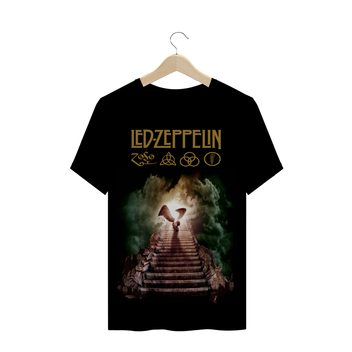 Nome do produto: Camiseta Led Zeppelin stairway to heaven