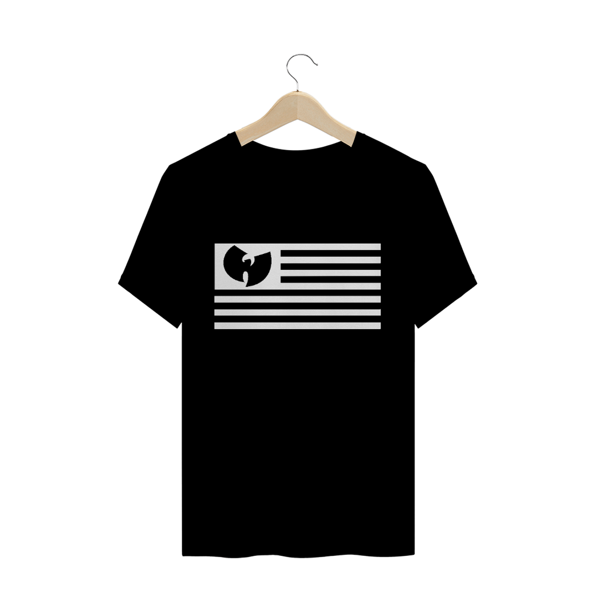 Nome do produto: Camiseta de Malha Quality Wu Tang Clan Flag 