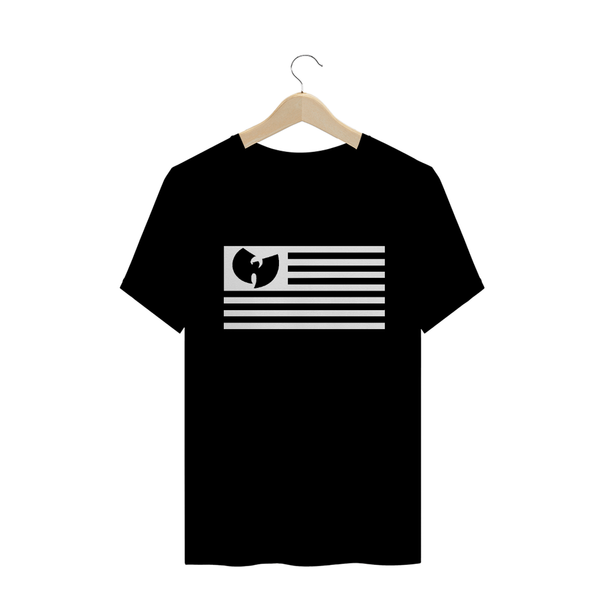 Nome do produto: Camiseta de Malha PLUS SIZE Wu Tang Clan Flag