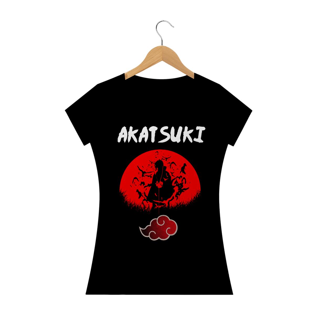 Nome do produto: Baby Look Akatsuki - Cartoons/Animes