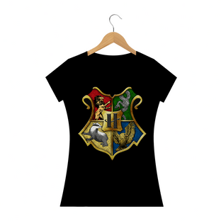 Nome do produtoCamiseta Baby Look HP Houses - Filmes/Séries TV