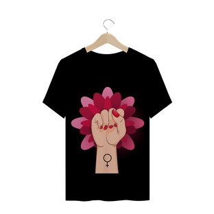 Nome do produtoT-Shirt Feminismo Flor