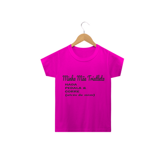 Camiseta infantil Mãe Triatleta