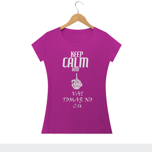 Nome do produtoCamiseta Feminina Vai tomar no cú