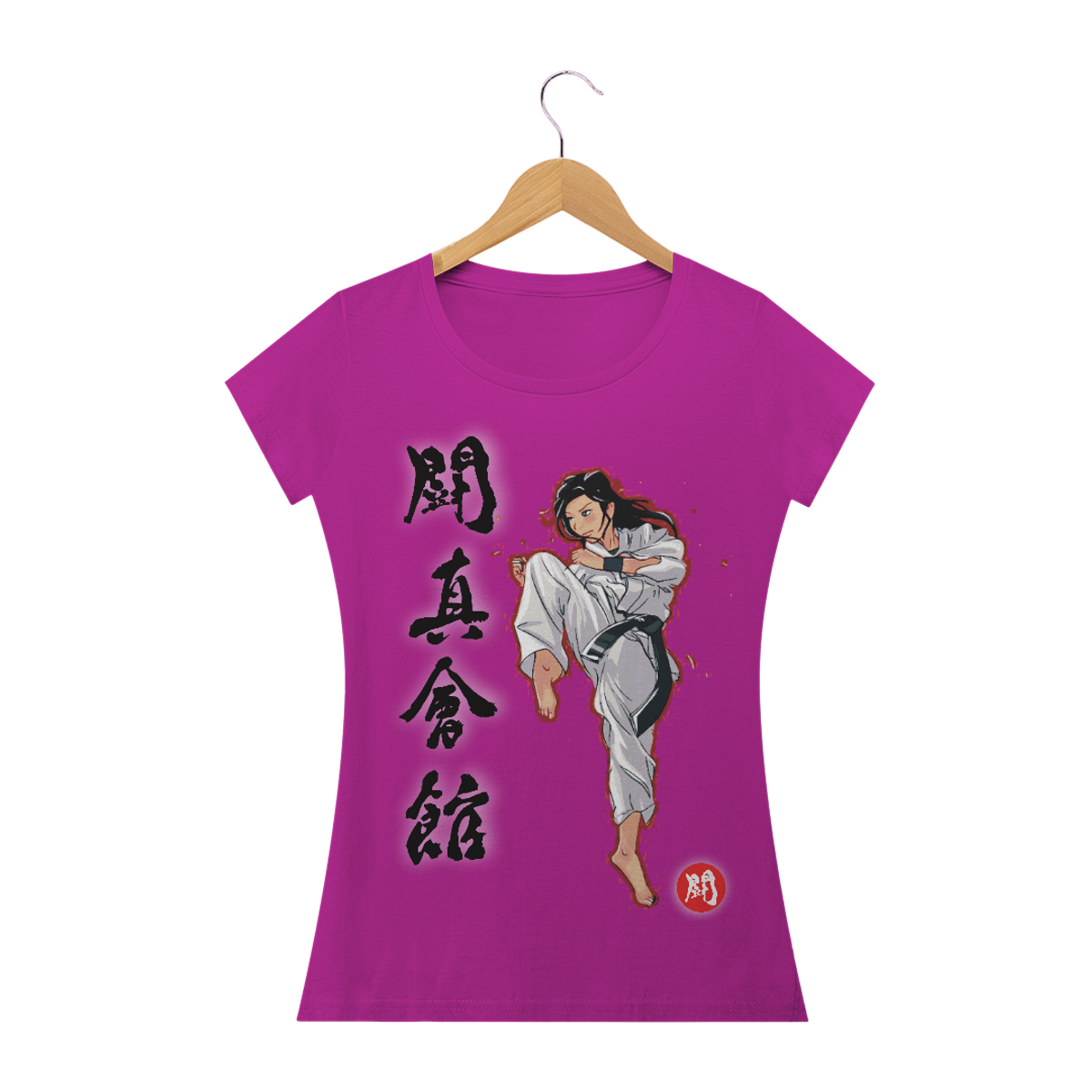 Nome do produto: BB Long Feminina Karate Toshinkaikan [cores]
