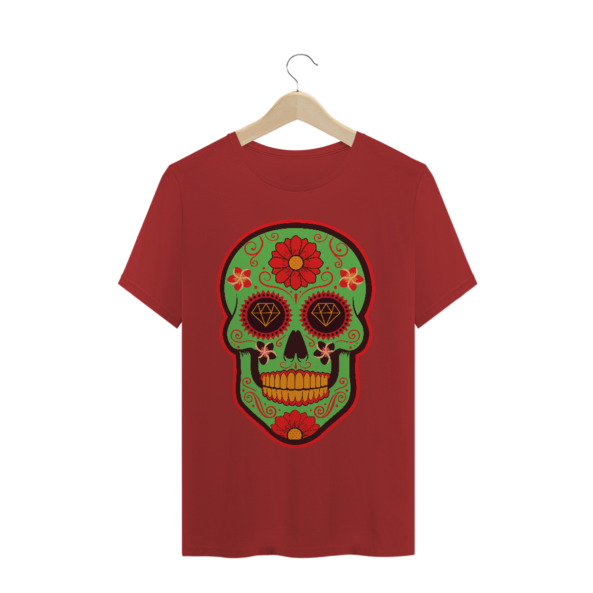Nome do produto: Camiseta Estonada Caveira Mexicana 02