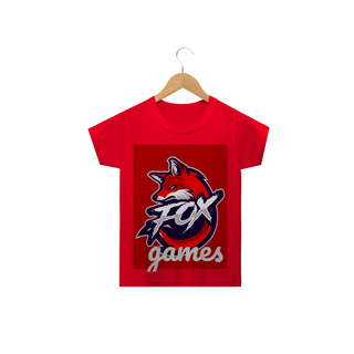 camiseta infantil Fox games