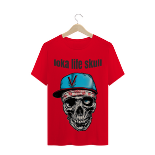 Nome do produtocamiseta - caveira vida loka