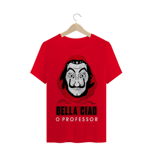 Nome do produtoCamiseta O Professor Bella Ciao (Preta)