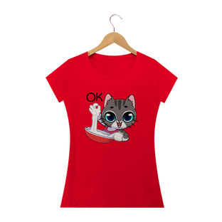 Nome do produtoCamiseta feminina Cat ok