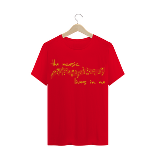 Nome do produtoCAMISETA The music lives in me // música