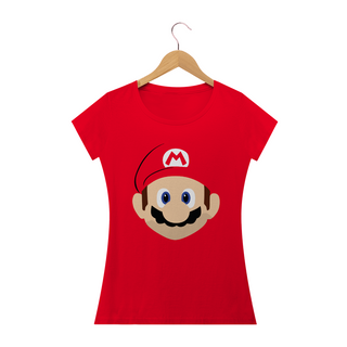 Mario Minimalista - Camiseta Babylook