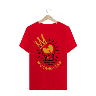Nome do produtoT-Shirt Camiseta de Malha Quality WUTANG Slum Shaolin Skull Black