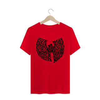 Nome do produtoCamiseta de Malha Quality Wu Tang Clan  20 Years Black