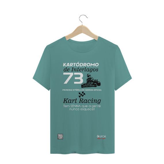 T-Shirt Estonada Quick Rcing | Interlagos 1973 - 1 ª Vitória em corrida oficial.