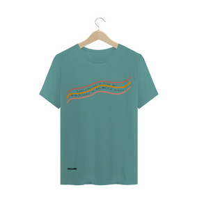 Camiseta estonada masculina frase minimalista Pincelandu