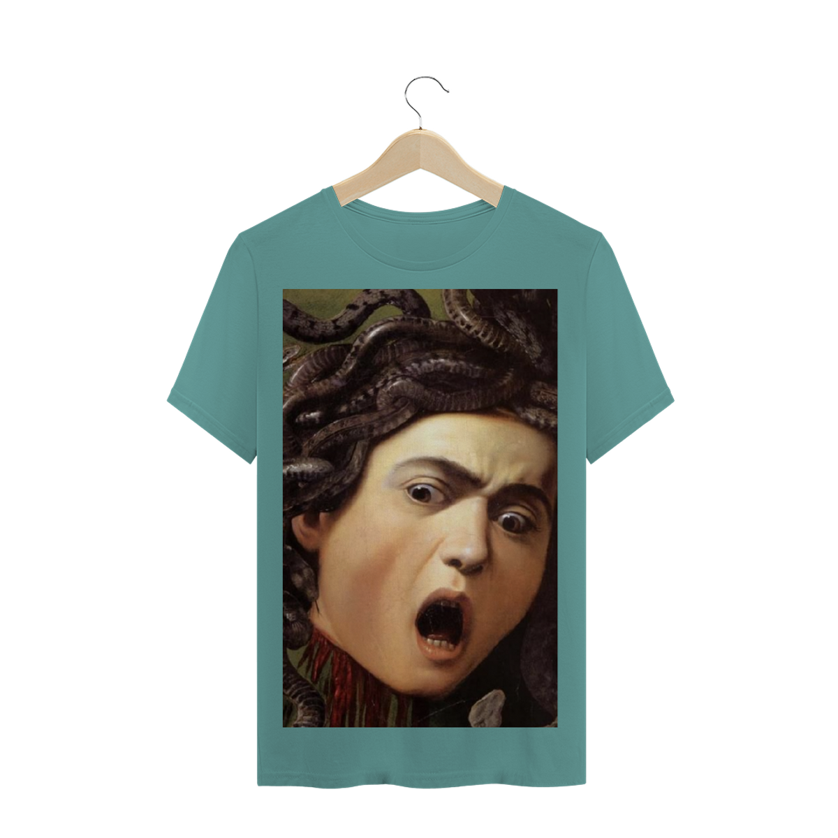 Nome do produto: T-Shirt Estonada Medusa  Caravaggio 